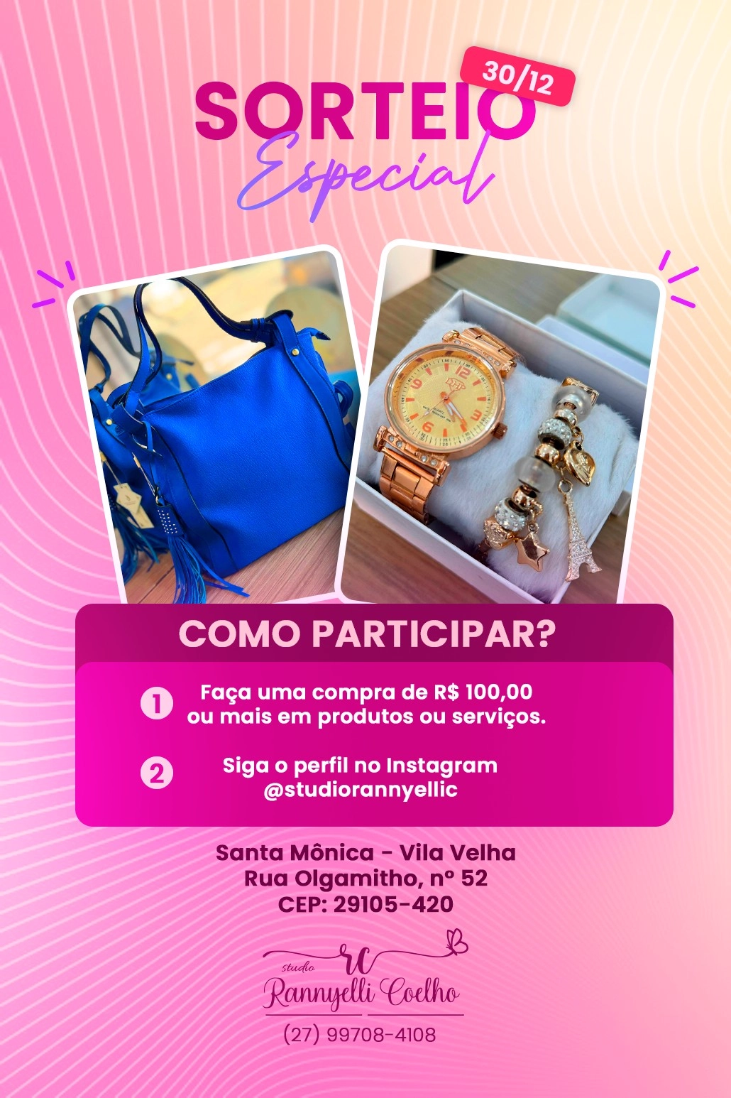 Sorteio Instagram